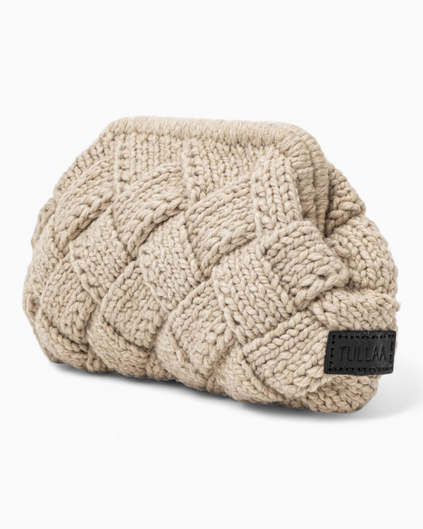 Tullaa Puzzle Wool Pouch Bag