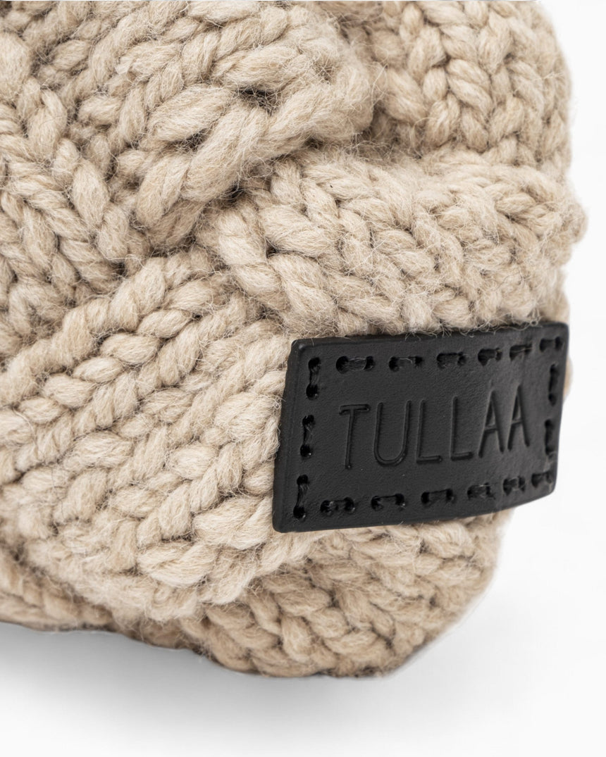 Tullaa Puzzle Wool Pouch Bag