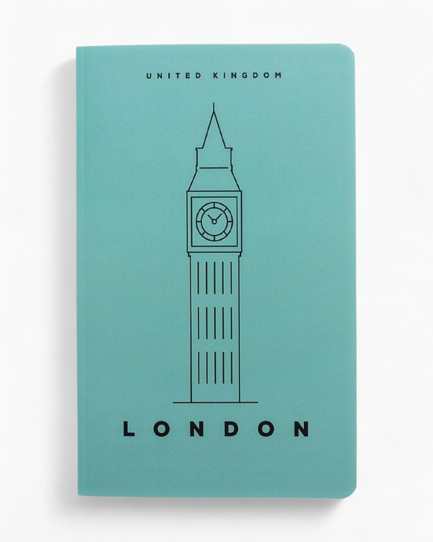 Upper Paper City Notebook London Çok Renkli