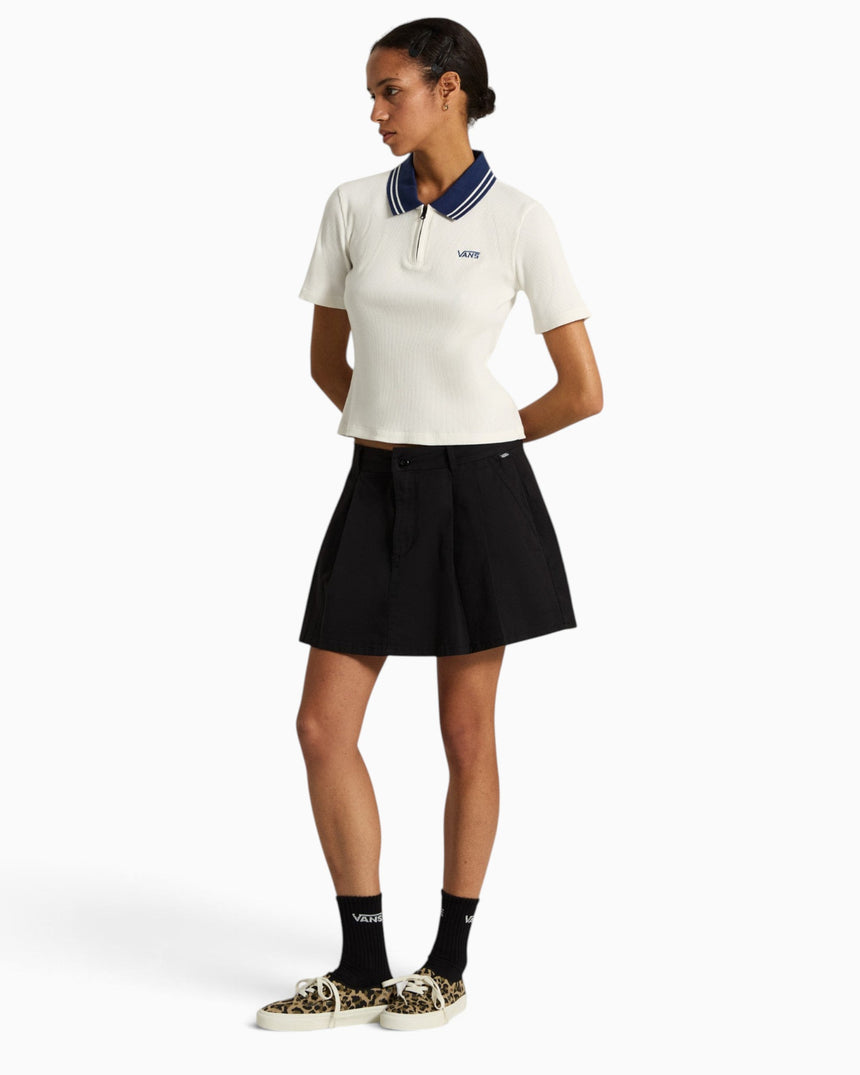 Vans Priscilla Kadın Polo T-Shirt Egret