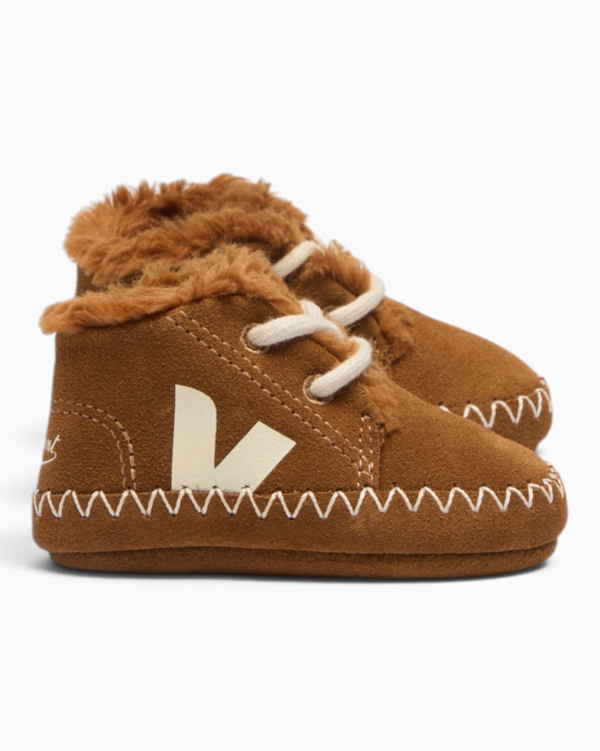 Baby Winter Light ZZ VEJA X Bonpoint Suede Bebek Sneaker