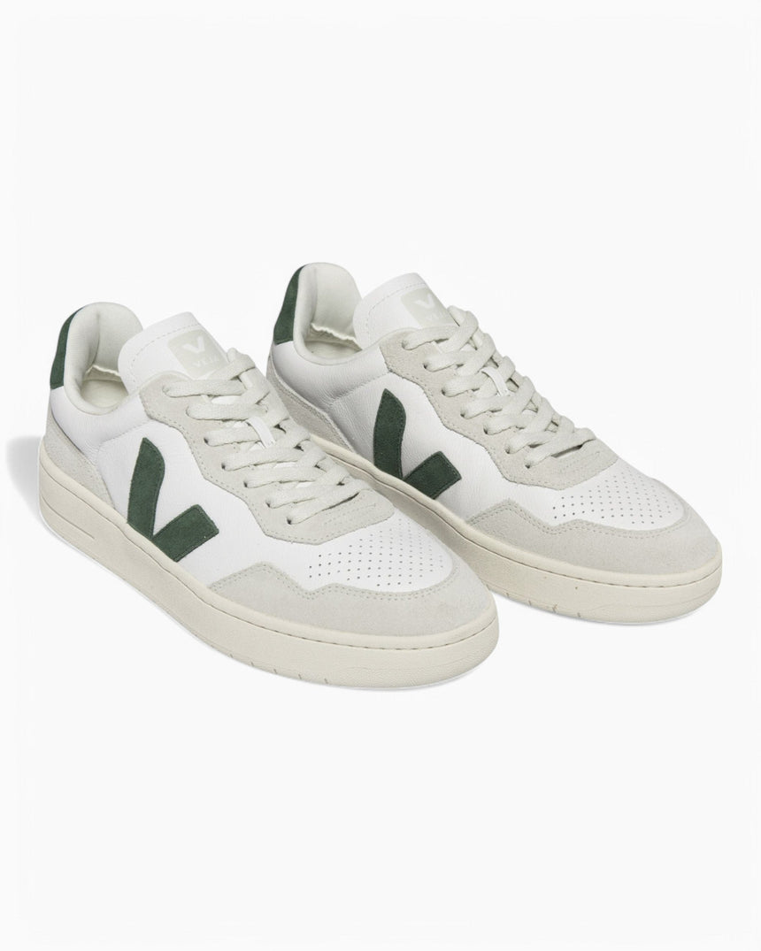 VEJA V-90 Leather Suede Logo Kadın Sneaker