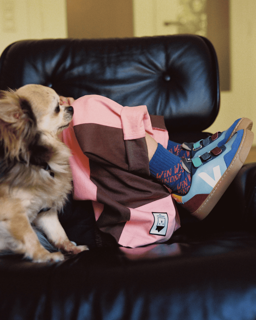 VEJA Veja X Milk Small V-90 O.T. Leather Çocuk Sneaker