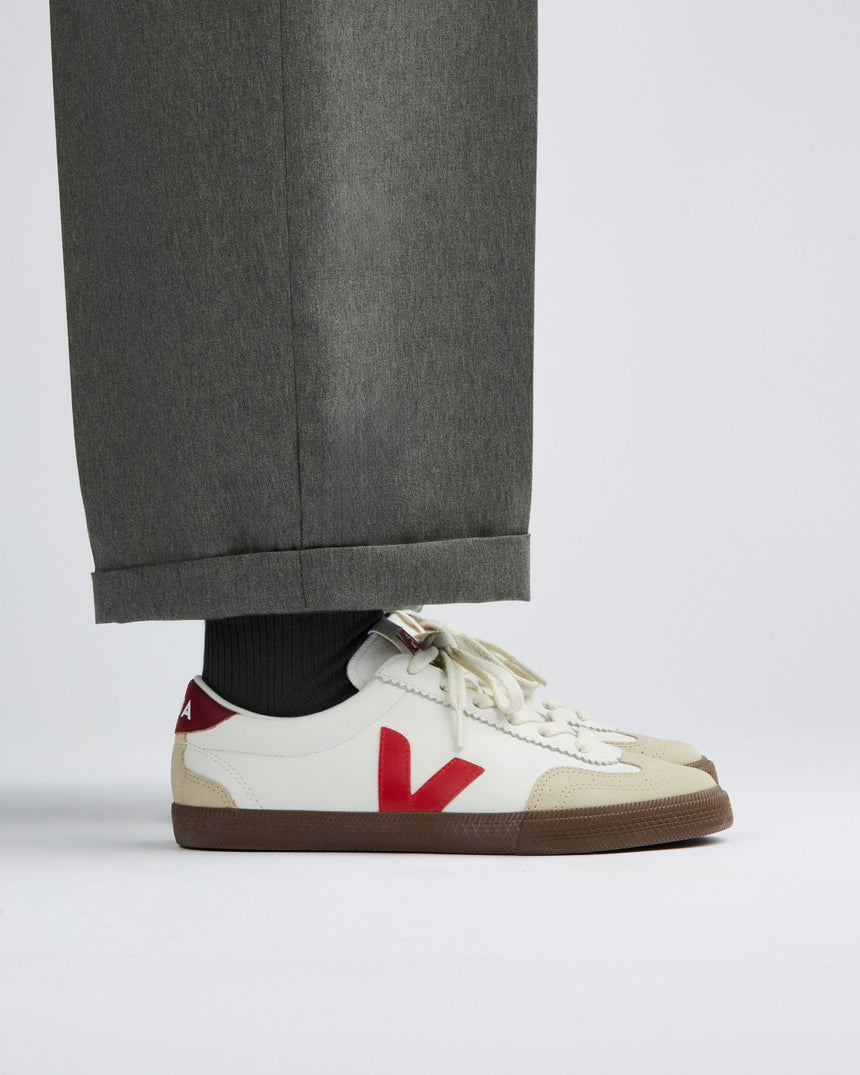 VEJA Volley Organic Traced Leather Kadın Sneaker