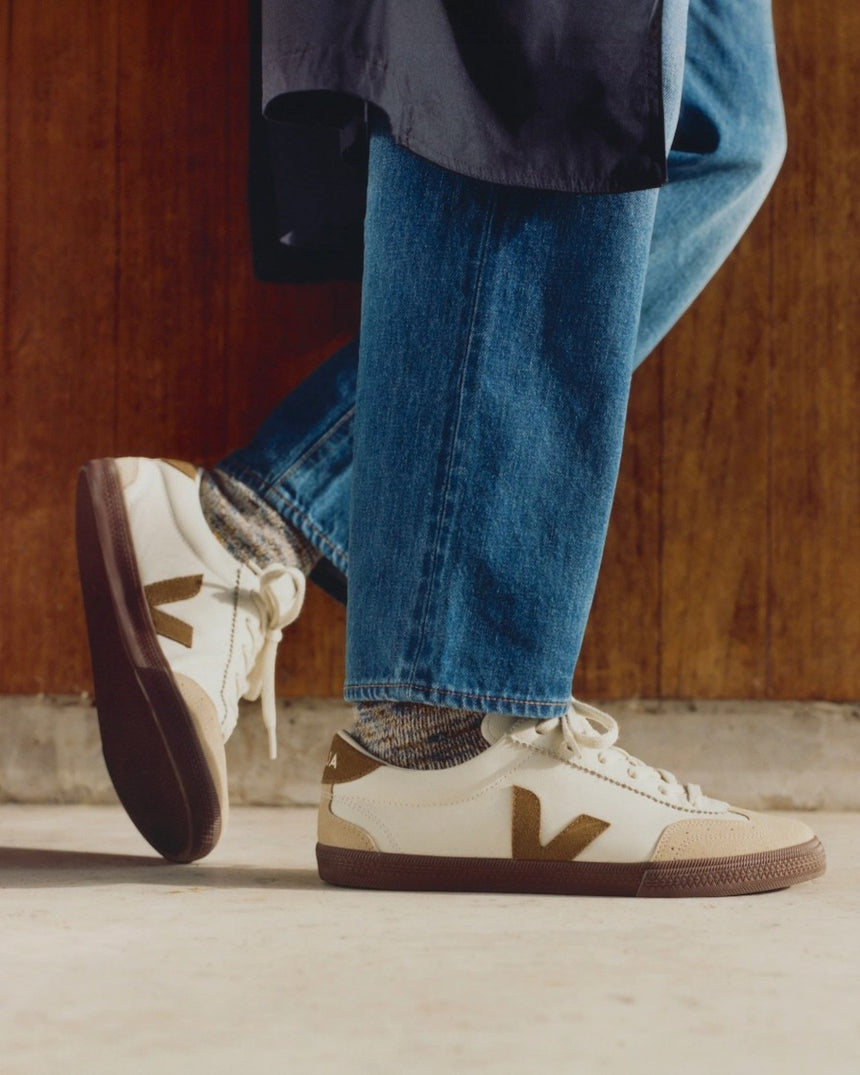 VEJA Volley Organic Traced Leather Kadın Sneaker