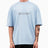 Alt Üst Logo Printed Oversize T-Shirt Baby Blue