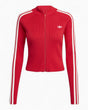 adidas Originals Adicolor 3-Stripes Slim Knit Track Top Kadın Hırka Better Scarlet