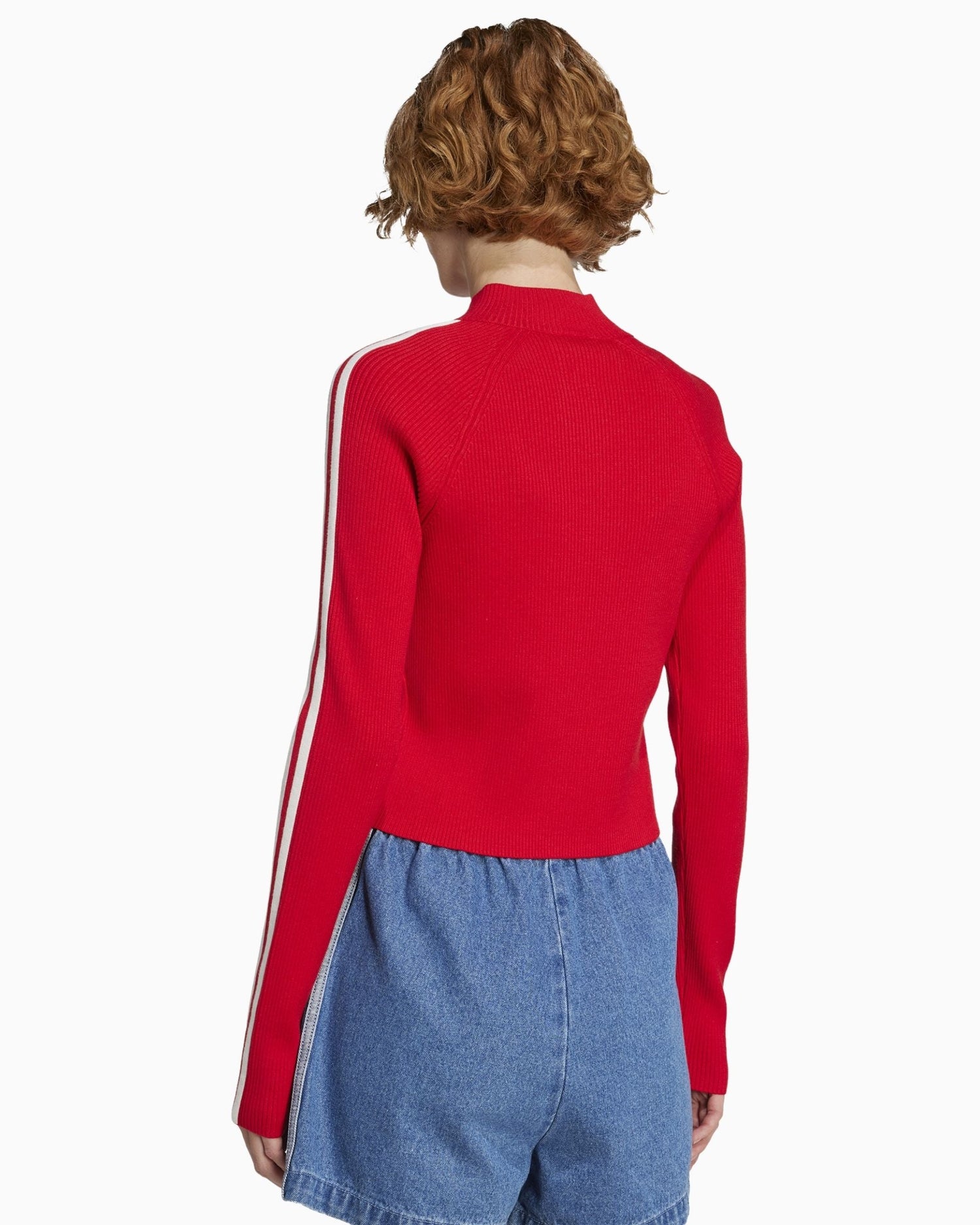 adidas Originals Adicolor 3-Stripes Slim Knit Track Top Kadın Hırka