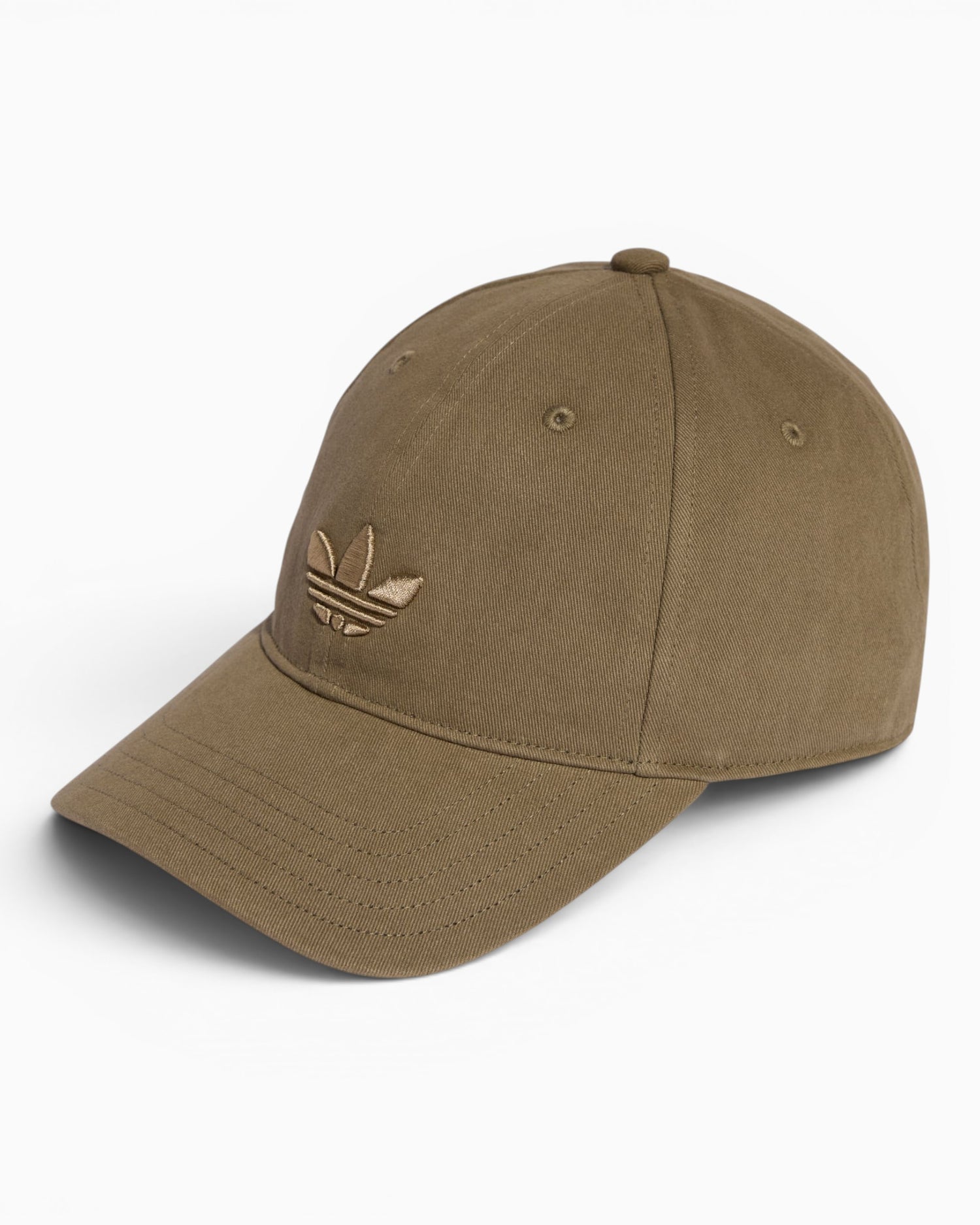 adidas Originals Adicolor Classic Trefoil Baseball Cap Blanch Brown