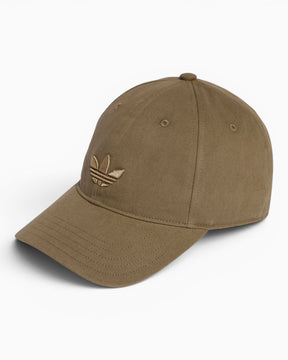 adidas Originals Adicolor Classic Trefoil Baseball Cap Blanch Brown