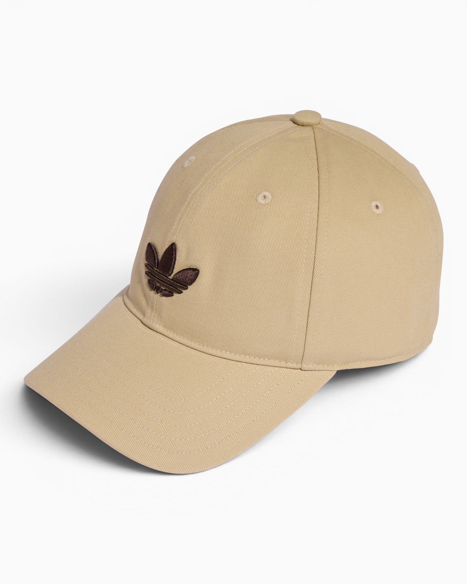 adidas Originals Adicolor Classic Trefoil Baseball Cap Stone Khaki