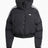 adidas Originals Adicolor Cropped Synthetic Down Puffer Kadın Mont Black