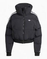 adidas Originals Adicolor Cropped Synthetic Down Puffer Kadın Mont Black
