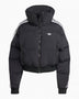 adidas Originals Adicolor Cropped Synthetic Down Puffer Kadın Mont Black