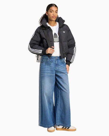 adidas Originals Adicolor Cropped Synthetic Down Puffer Kadın Mont