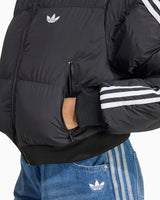 adidas Originals Adicolor Cropped Synthetic Down Puffer Kadın Mont