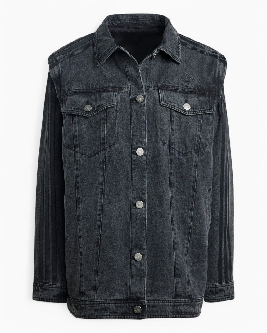 adidas Originals Adilenium Season 3 Two-In-One Kadın Denim Gömlek Ceket Black