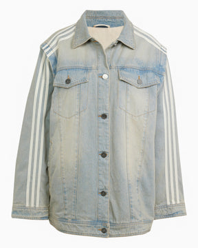 adidas Originals Adilenium Season 3 Two-In-One Kadın Denim Gömlek Ceket Light Blue