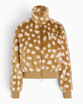 adidas Originals Animal Print Firebird Kadın Ceket Brown Desert
