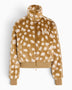 adidas Originals Animal Print Firebird Kadın Ceket Brown Desert