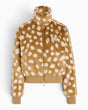 adidas Originals Animal Print Firebird Kadın Ceket Brown Desert