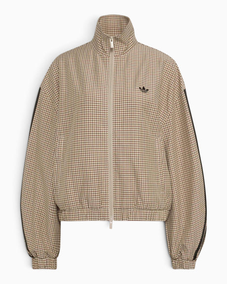 adidas Originals Badigirl Checks Track Top Kadın Ceket Crystal Linen/Aurora Coffee/Orbit Green/Vermillion