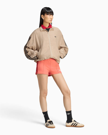 adidas Originals Badigirl Checks Track Top Kadın Ceket Crystal Linen/Aurora Coffee/Orbit Green/Vermillion