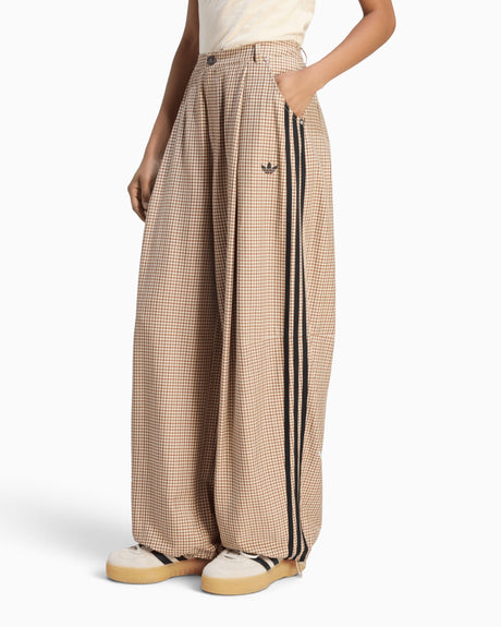 adidas Originals Badigirl Checks Trouser Loose Kadın Pantolon Crystal Linen