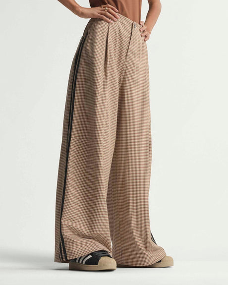 adidas Originals Badigirl Checks Trouser Loose Kadın Pantolon Crystal Linen