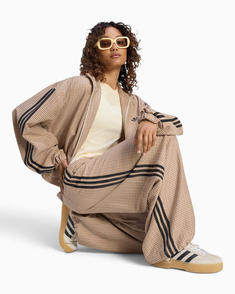adidas Originals Badigirl Checks Trouser Loose Kadın Pantolon Crystal Linen