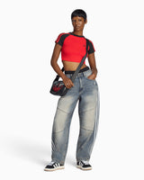 Badigirl Denim Barrel Kadın Pantolon