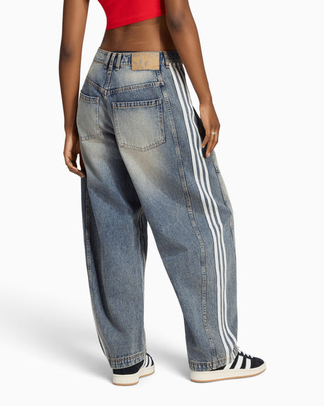 adidas Originals Badigirl Denim Barrel Kadın Pantolon Indigo Denim