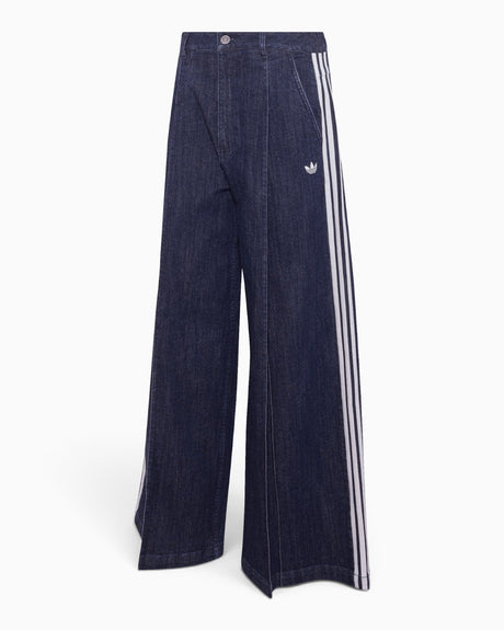 adidas Originals Badigirl Denim Pleats Wide Leg Kadın Pantolon Indigo Denim