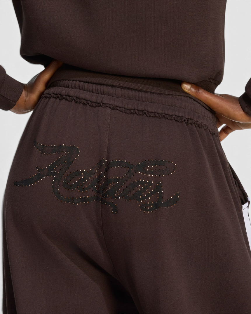 Badigirl Graphic Loose Sweat Pants Kadın Pantolon