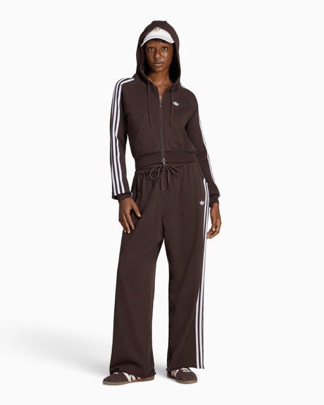adidas Originals Badigirl Graphic Short Front Zip Track Top Kadın Sweatshirt Aurora Coffee