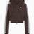 adidas Originals Badigirl Graphic Short Front Zip Track Top Kadın Sweatshirt Aurora Coffee