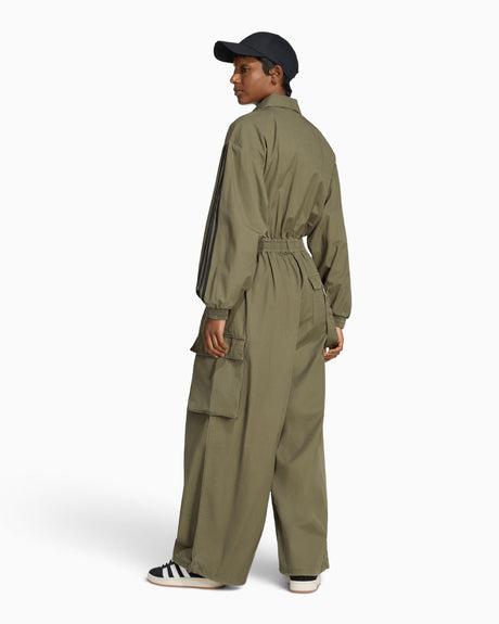 adidas Originals Badigirl Loose Jumpsuit Kadın Tulum Olive Strata
