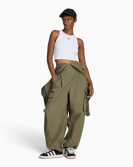 adidas Originals Badigirl Loose Jumpsuit Kadın Tulum Olive Strata