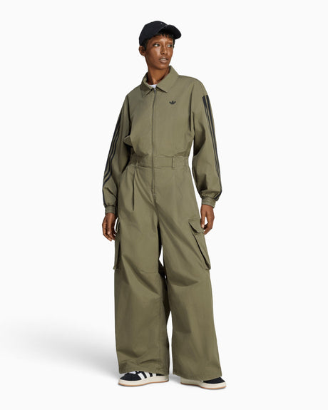 adidas Originals Badigirl Loose Jumpsuit Kadın Tulum Olive Strata