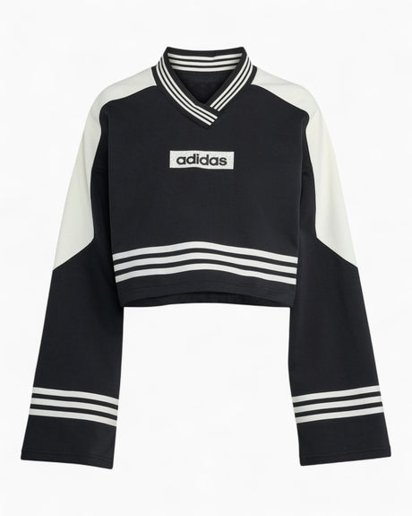 adidas Originals Blocking Crewneck Kadın Sweatshirt Black/Off White