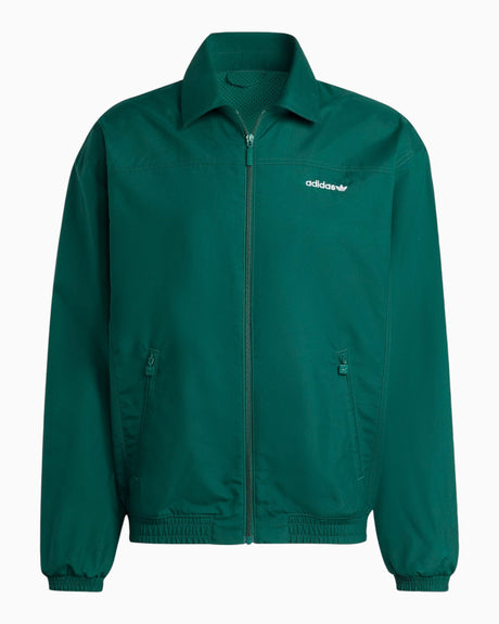 adidas Originals Brushed Woven Track Top Erkek Ceket Collegiate Green