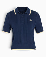 Cable Knit Cali Kadın Polo T-Shirt