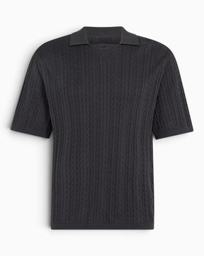 adidas Originals Cable Knit Football Jersey Utility Black