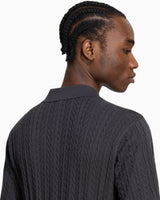 adidas Originals Cable Knit Football Jersey Utility Black