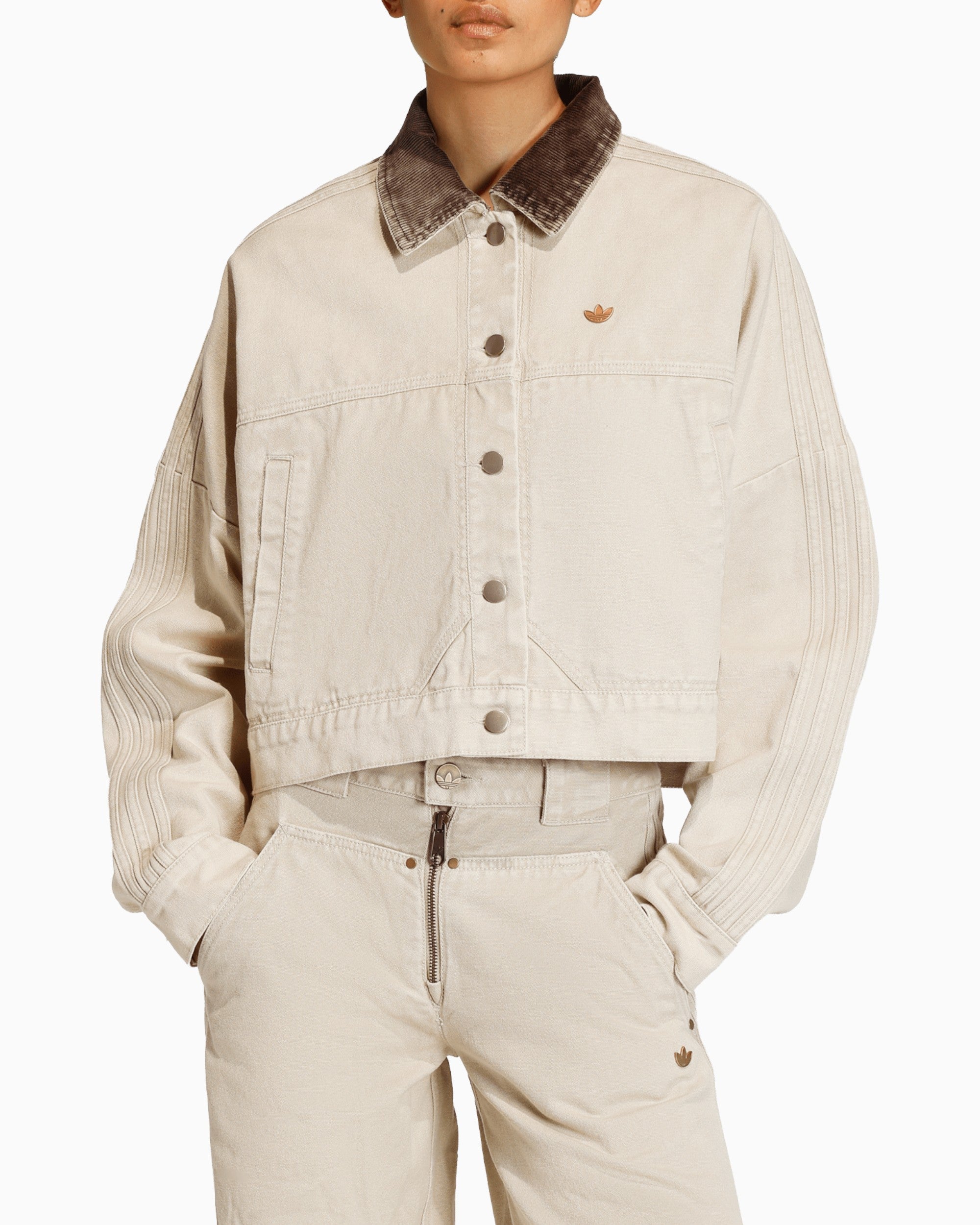 adidas Originals Essential Canvas Tracktop Kadın Ceket - vitruta