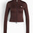 adidas Originals Essential Seamless Kadın Track Top Aurora Coffee