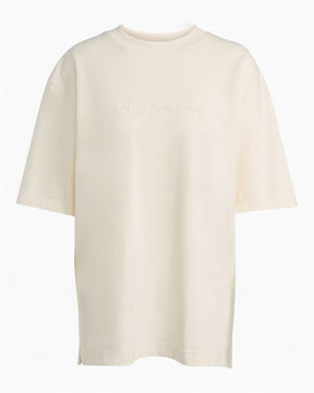 adidas Originals Essentials Linear Oversized Kadın T-Shirt Cream White