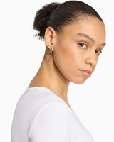 adidas Originals Essentials Rib Cropped Longsleeve Kadın T-Shirt White