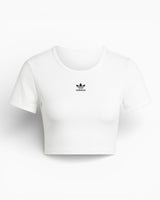 adidas Originals Essentials Ribbed Kadın T-Shirt White