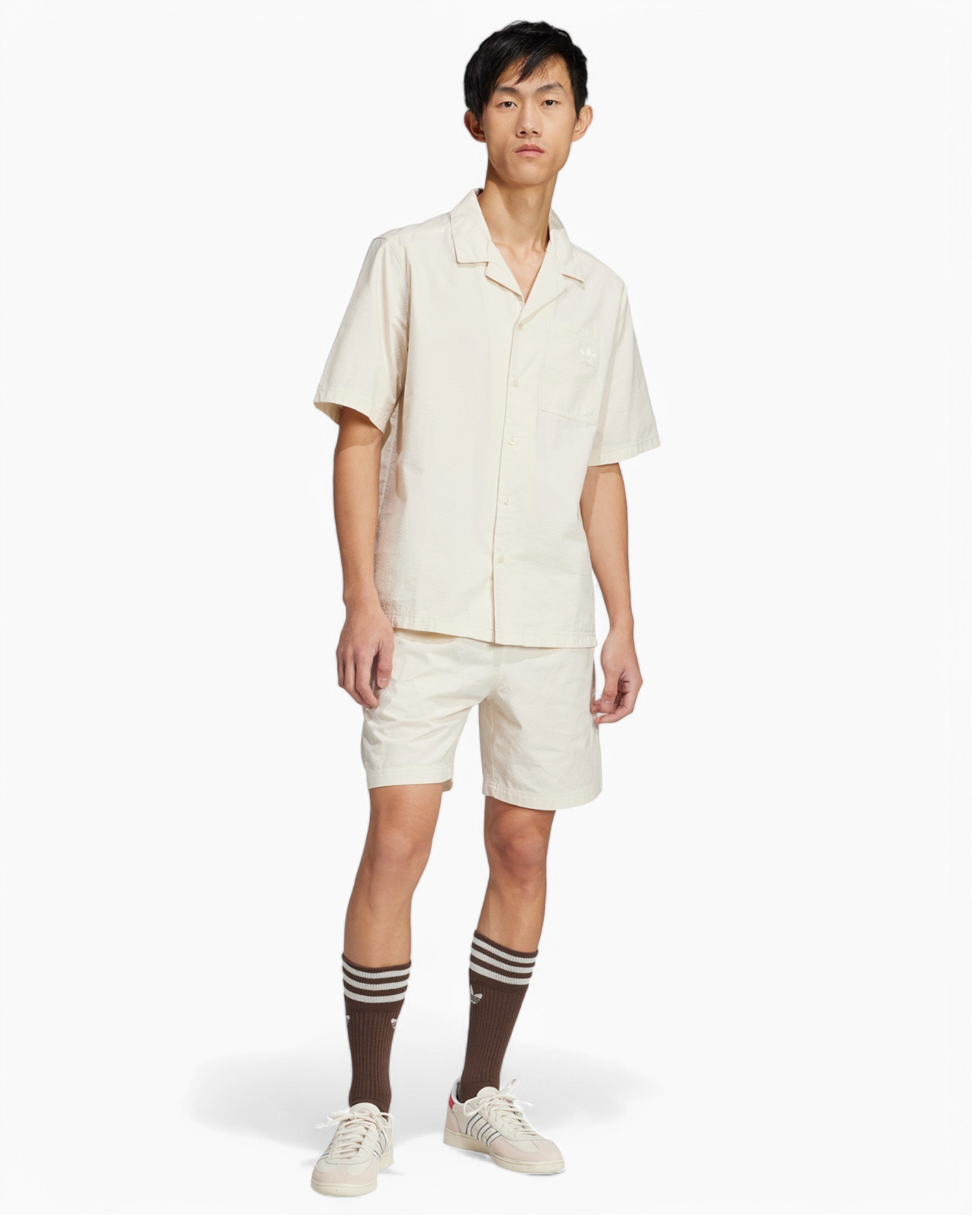 adidas Originals Essentials Seersucker Short Sleeve Men's